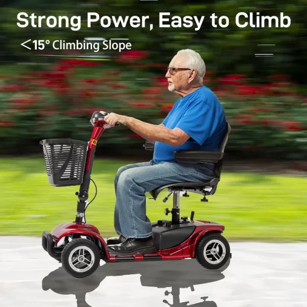 Scooter for Adults and Senior, Compact Heavy Duty Mobile Powered Wheelchair D - Image 4