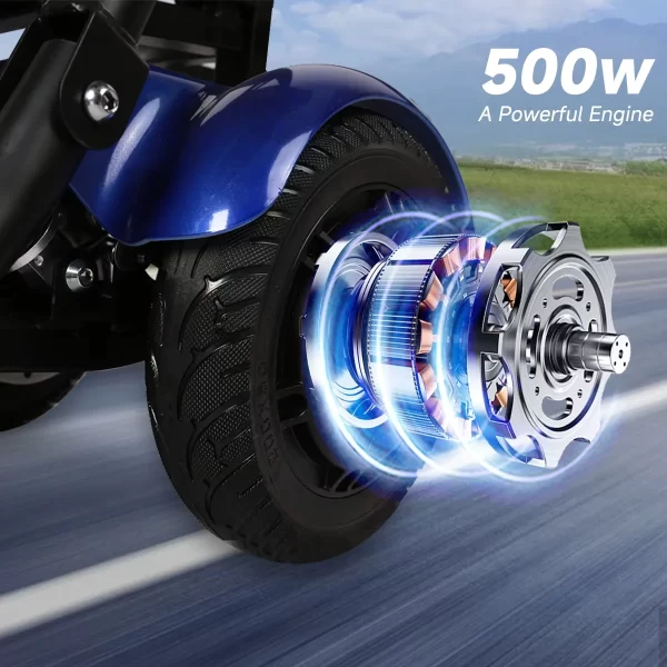 Electric 4-wheeled Scooter - Image 6