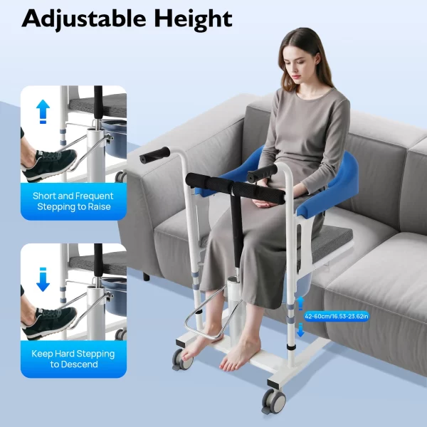 Hydraulic Lift Transfer Chair - Image 2