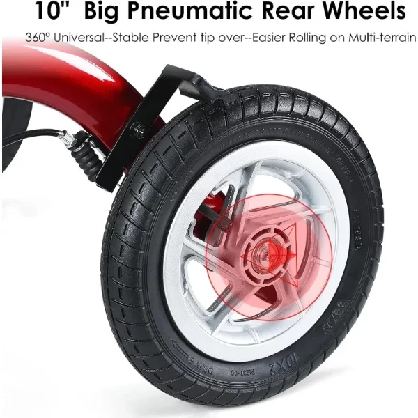 2 in 1 Rollator Walker for Seniors - Image 3