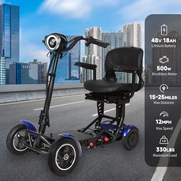 Electric 4-wheeled Scooter - Image 4