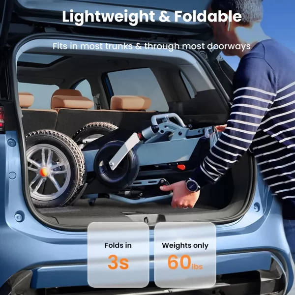 Electric Foldable Wheelchair - Image 5