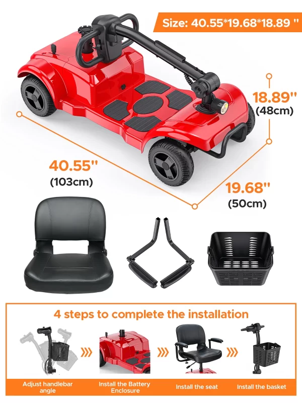 Four-Wheeled Electric Scooter - Image 2