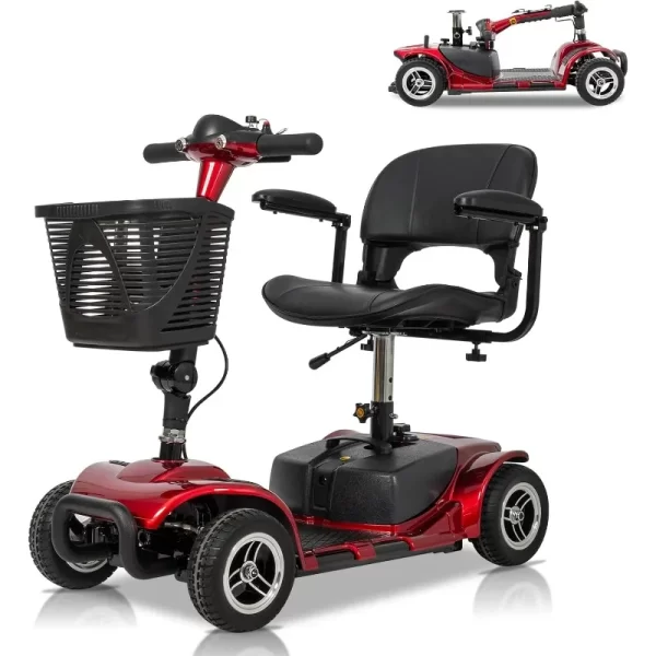 Scooter for Adults and Senior, Compact Heavy Duty Mobile Powered Wheelchair D