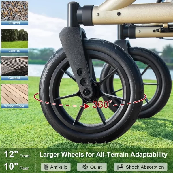 Rollator Walker with Seat - Image 2