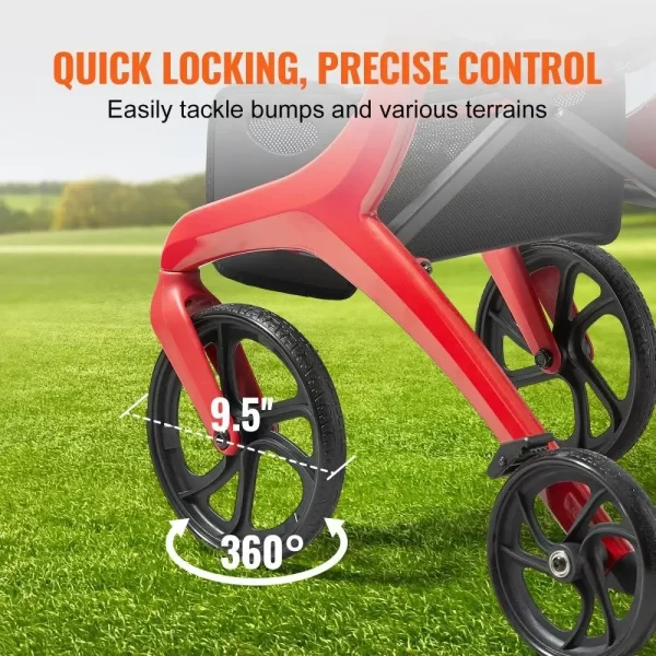 Lightweight Aluminum Rolling Walker - Image 4