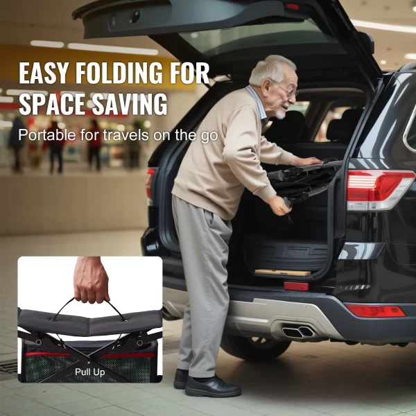 SucceBuy Folding Rollator Walker for Seniors - Image 6